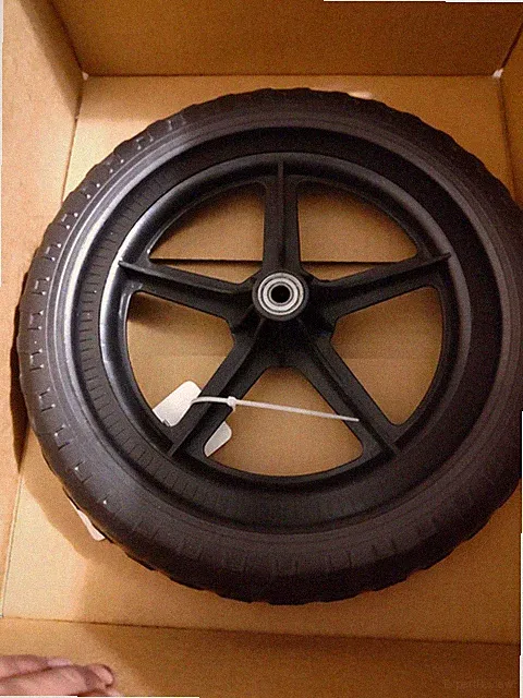 12 Inch EVA Foam Balance Bike Replacement Wheel Compatible With Strider Black