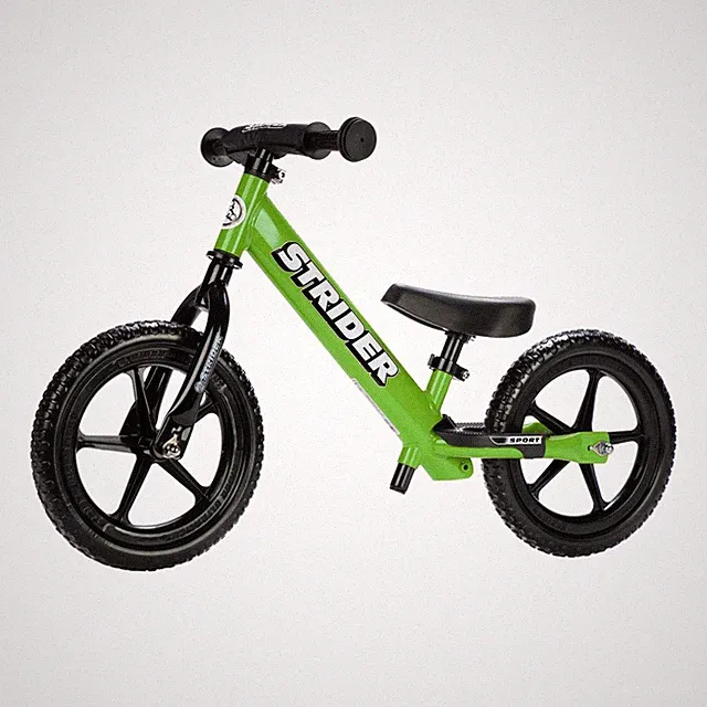 Balance Bike 12 No Pedal Strider Sport 18 Months 5 Years Green ST-S4GN