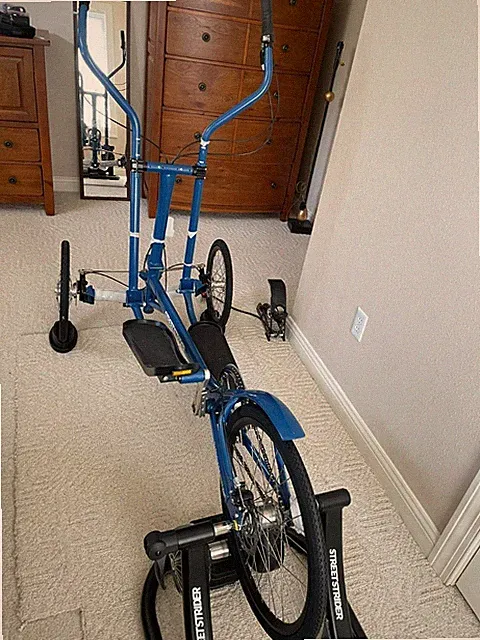 Street Strider - New 3i Indoor/Outdoor Elliptical Bike, Blue