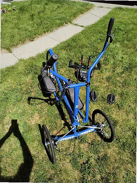 Street Strider - New 7i Indoor/Outdoor Elliptical Bike, Blue