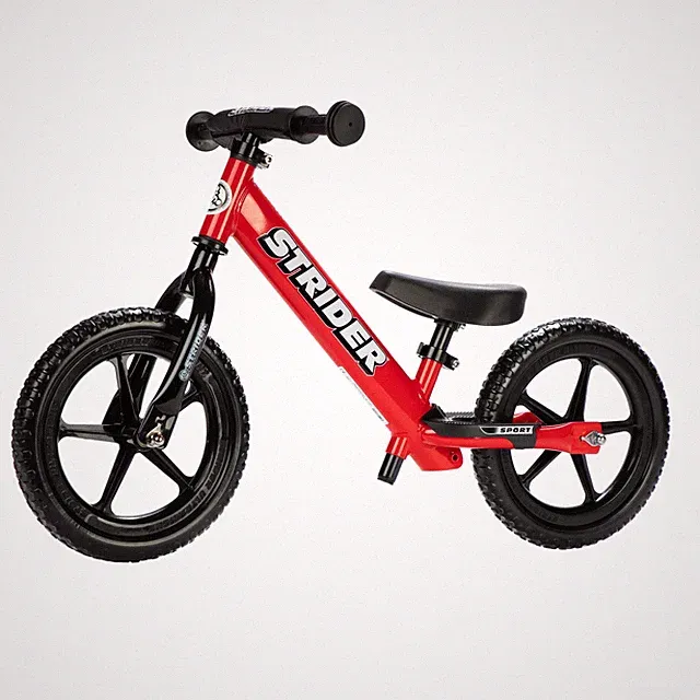 Strider 12 Sport Balance Bike for Kids 1-4 Years, Red