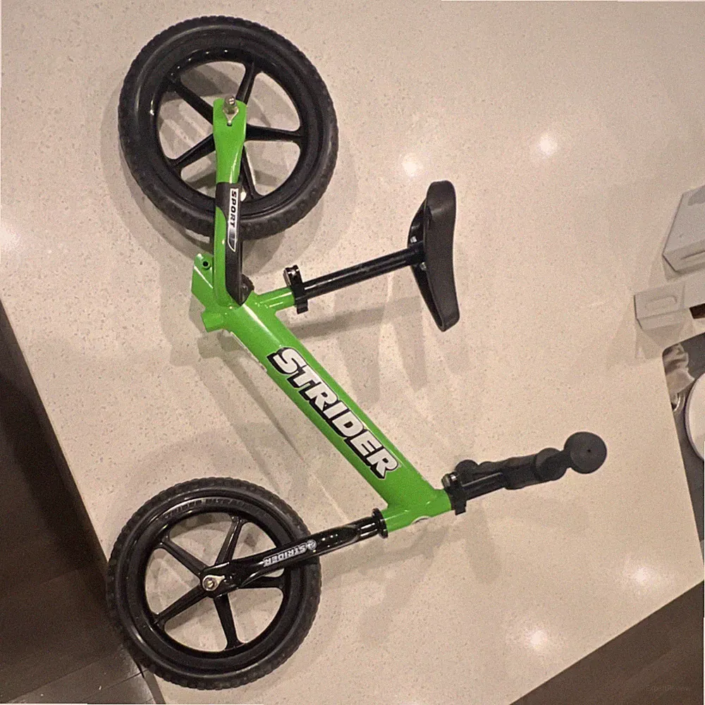 Strider 12 Sport Green Balance Bike 12" Wheels Adjustable Seat Steel Frame