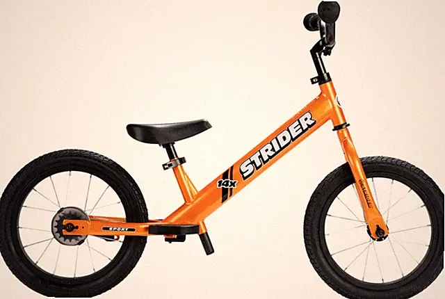 Strider 14x Classic Balance Bike - Tangerine